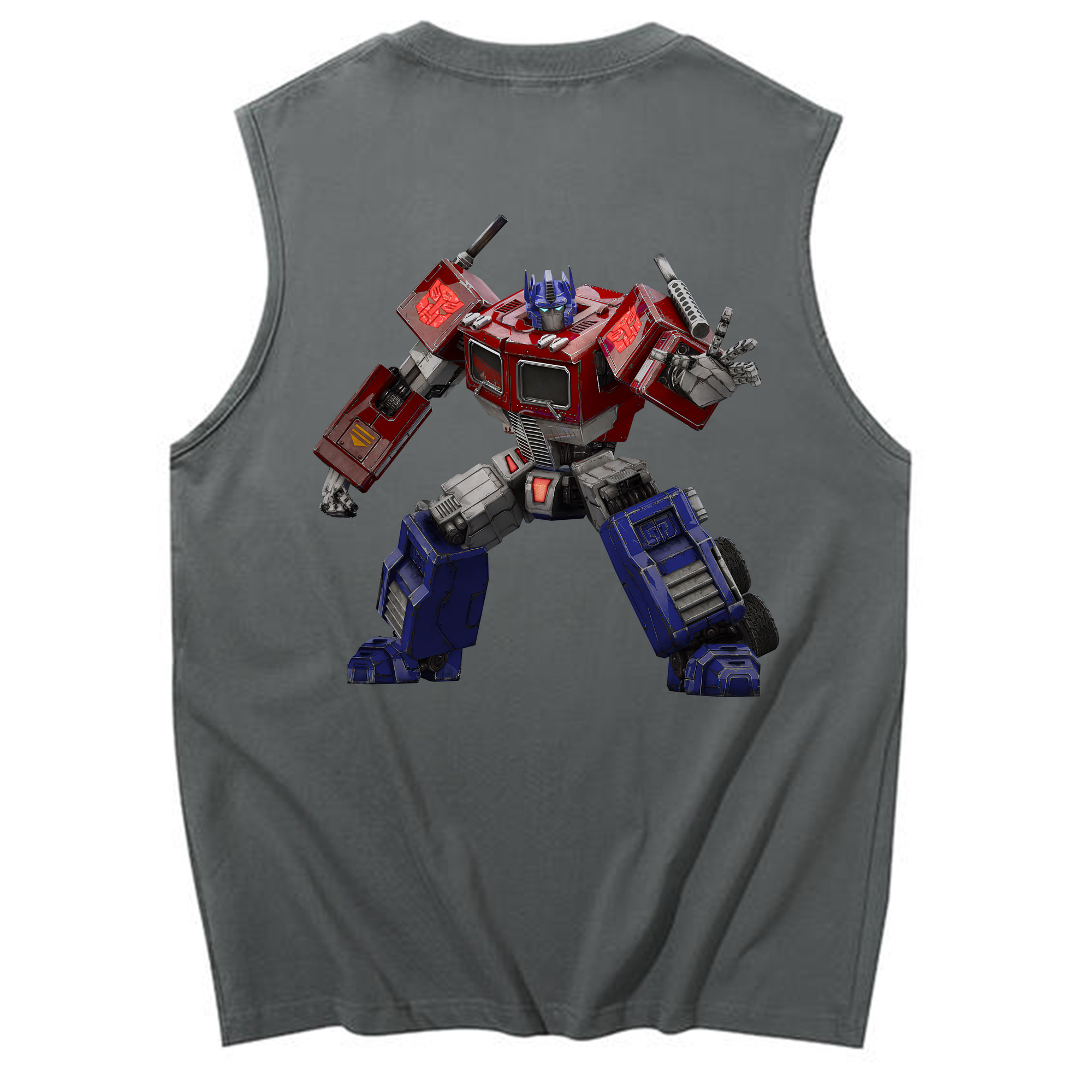 （画像用） Transformers トランスフォーマー コットン100％タンクトップ（背面プリント）